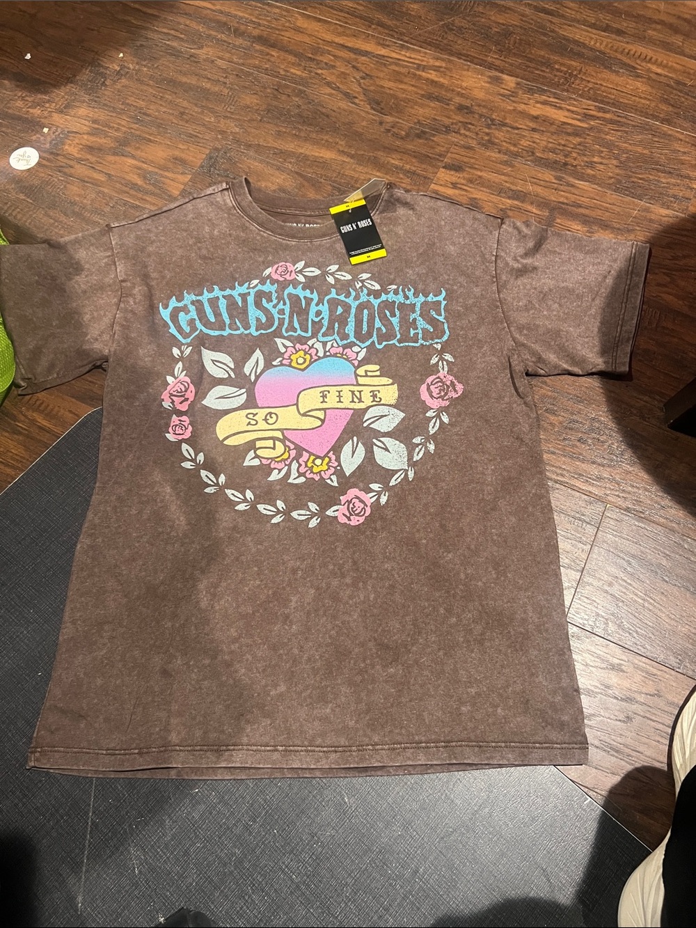 Guns N' Roses Brown Graphic Short Sleeve Tee
